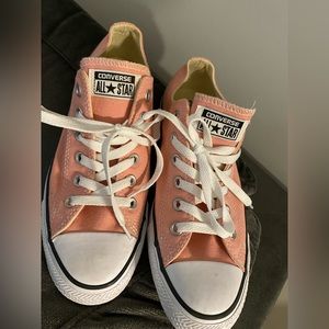Pink Nude Low Converse (worn once)